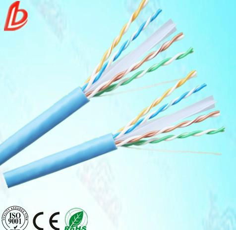 pure copper twisted 4pairs 24awg utp cat6 lan cable 3