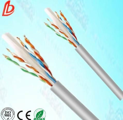 pure copper twisted 4pairs 24awg utp cat6 lan cable 4