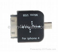 Apple All Series Devices Adapter Connector - Micro Usb Male / Mini Usb Female -