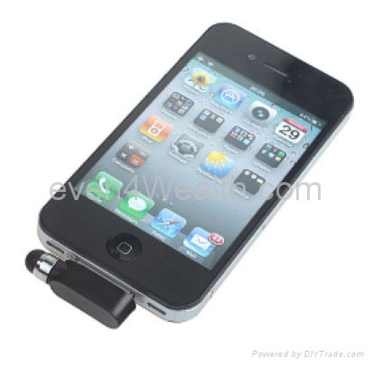 Capacitive Touchpad Stylus Pen with Charging Port Adapter for iPhone 4