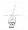 Apple All Series Devices 30-PIN USB Cable Male/Male - White 3