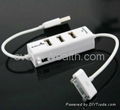 3 Ports USB2.0 Hub for iPhone iPad iPod