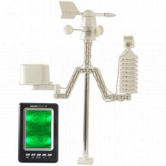 professional weather station with solar power 