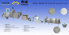 Breadcrumbs processing line