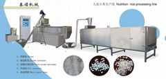 Nutritional powder processing line