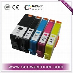 100% quality guarantee ink cartridge for HP 564XL(CB321)