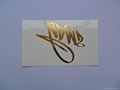 Gold Foil Transfer Temporary Tattoo Stickers 3