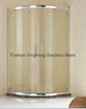 Safety tempered glass shower enclosure made in China