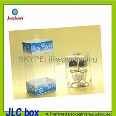 clear plastic folding box with hanging hole