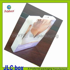 offset printing folding box for bra