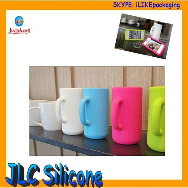 cup shape silicone case for iphone 4s 2