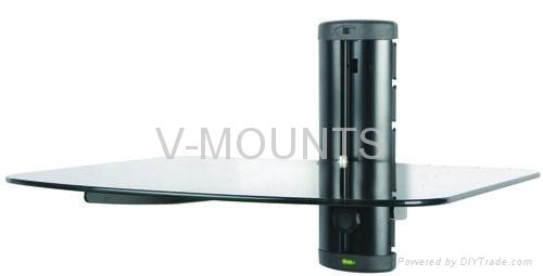 Hot Aluminum alloy and tempered glass DVD Mount
