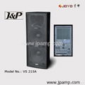 Active Dual 15 inch stage speaker box loudspeaker box 1