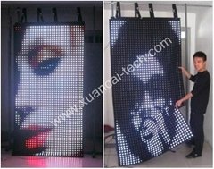 Soft flexible led display for stage 