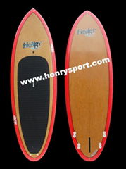 Bamboo Veneer Stand Up Paddle Board