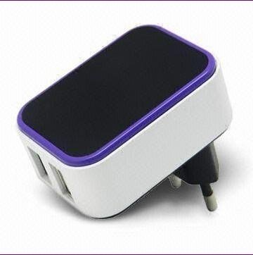 10W Adapter for iPad, Dual USB Ports or Single USB Output Available