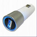 USB Car Charger for iPad with 5V, 2.1A Output