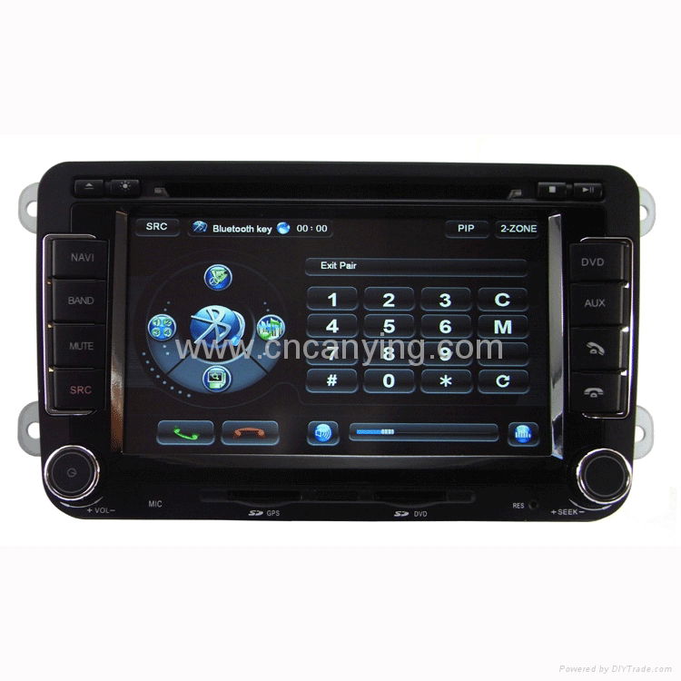 Special car DVD Player for Volkswagen with bluetooth,GPS,IPOD(CY-7501) 2