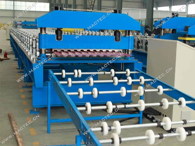 Trapezoidal profile roll forming machine 2