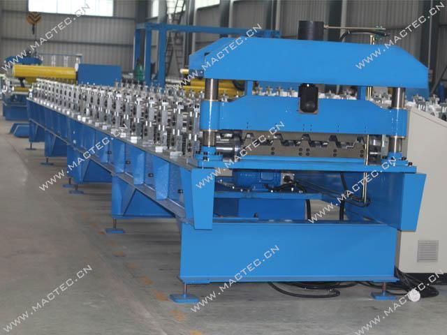 Trapezoidal profile roll forming machine 3