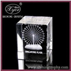 3D Laser Crystal Ferris Wheel