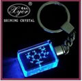 3D Laser Crystal Key Chain  1