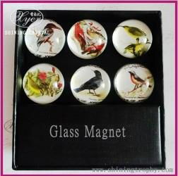 Wholesale Crystal Glass Fridge Magnet 