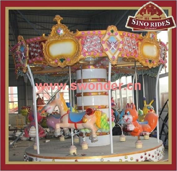 Cute mini cartoon carousel for baby