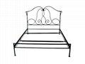 Wrought iron knock down bed 1