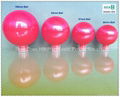 200ml/ 7oz/100mm pet candy plastic toy ball/plastic christmas ball 2