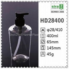 400ml plastic hand liquid soap bottle