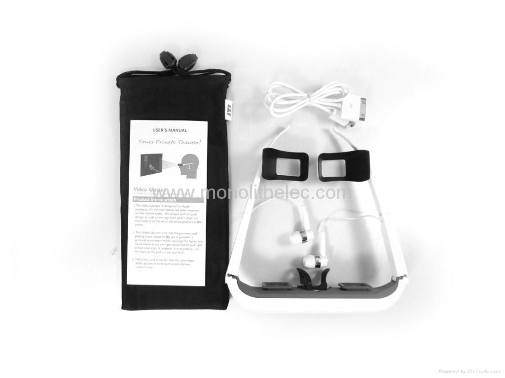 Eyewear Video Glasses Display For Apple Iphone Ipad Ipod 2