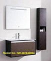 Bathroom Cabinet with Mirror and Cermaic Basin