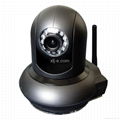 Megapixel 720P H.264 P2P Wireless PT IP Camera