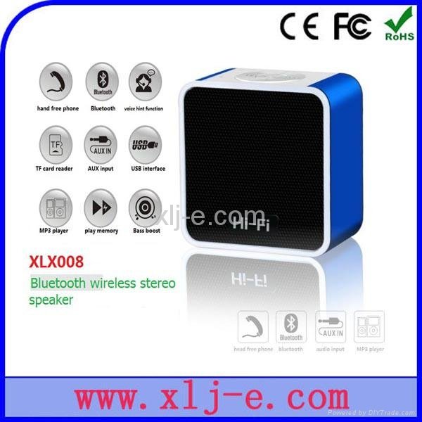 portable mini bluetooth speaker ---Can mobile  hands-free calls  3