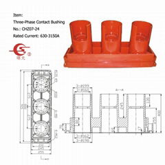 Spout Bushing Three Polars