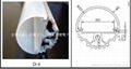 led日光灯具灯罩T8-D4 1