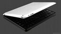 hot selling metal aluminium alloy bluetooth keyboard 4