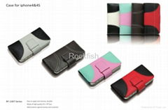 Leather case of Iphone 4&4s latest style    