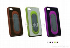 Leather case of Iphone 4&4s Kick stand Case