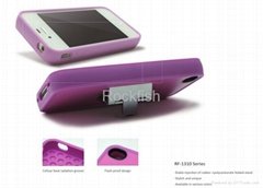 Leather case of Iphone 4&4s Folded stand