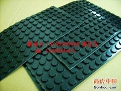 黑色具备防震防滑硅胶垫