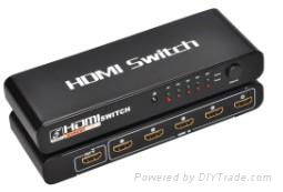  HDMI switch 5X1 HD signal amplifier switches automatically