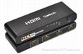 3进1出 HDMI Switch 高清信号放大 自动切换器 1