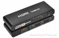 3进1出 HDMI Switch 高清信号放大 自动切换器