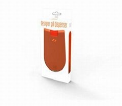 Zuup Classic Designer Pill Dispenser, Orange