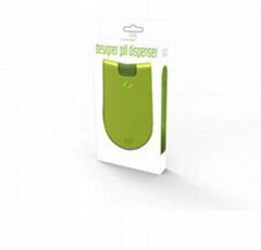 Zuup Classic Designer Pill Dispenser, Green