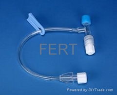 T connector catheter