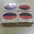 Natural hard round bamboo/wood toothpicks with tub packing 2