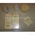 Natural hard round bamboo/wood toothpicks with tub packing 4